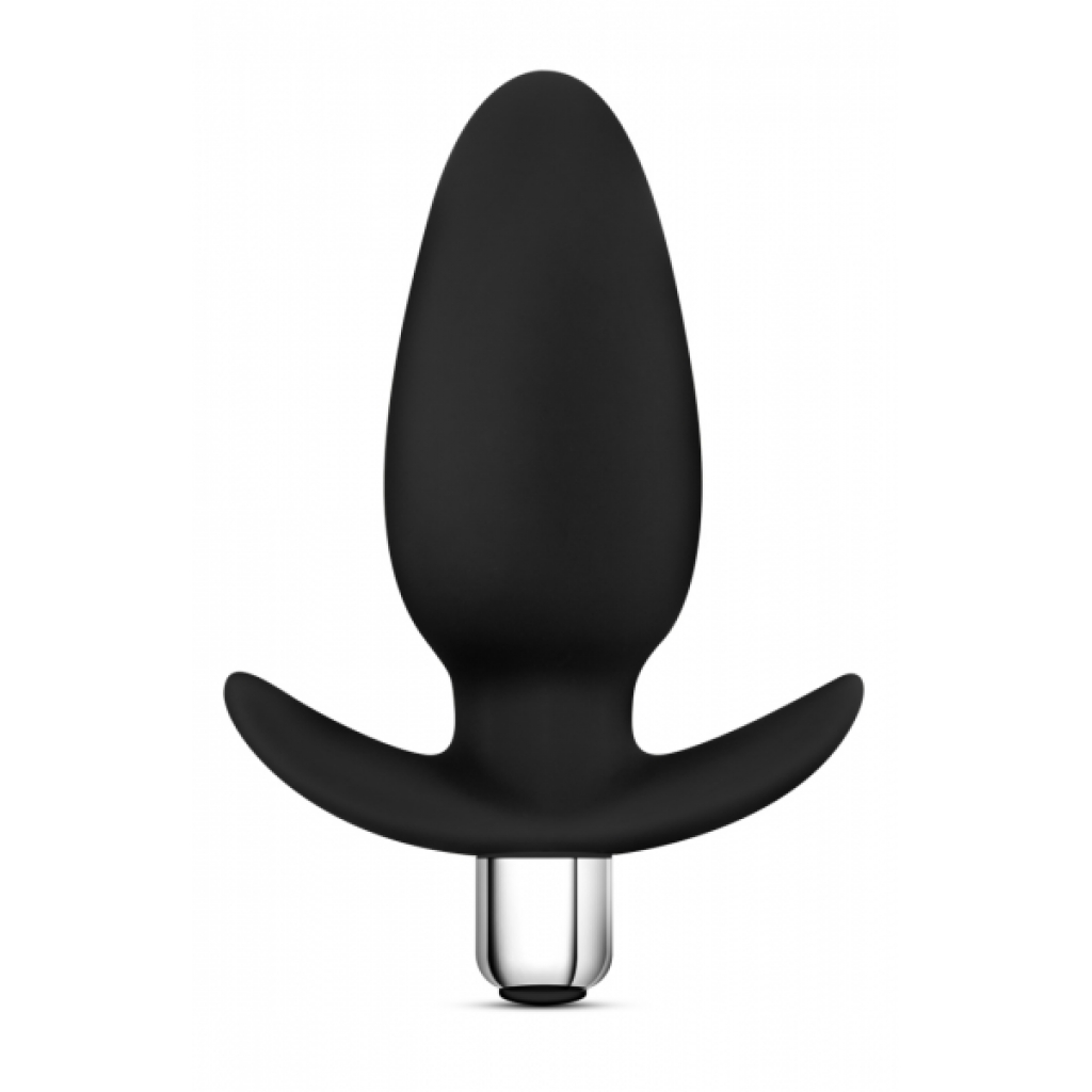 Luxe Little Thumper Black Vibrating Plug