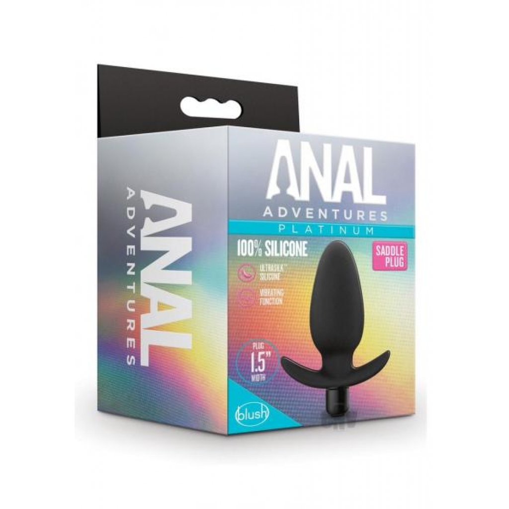 Anal Adventure Platinum Silicone Saddle Plug