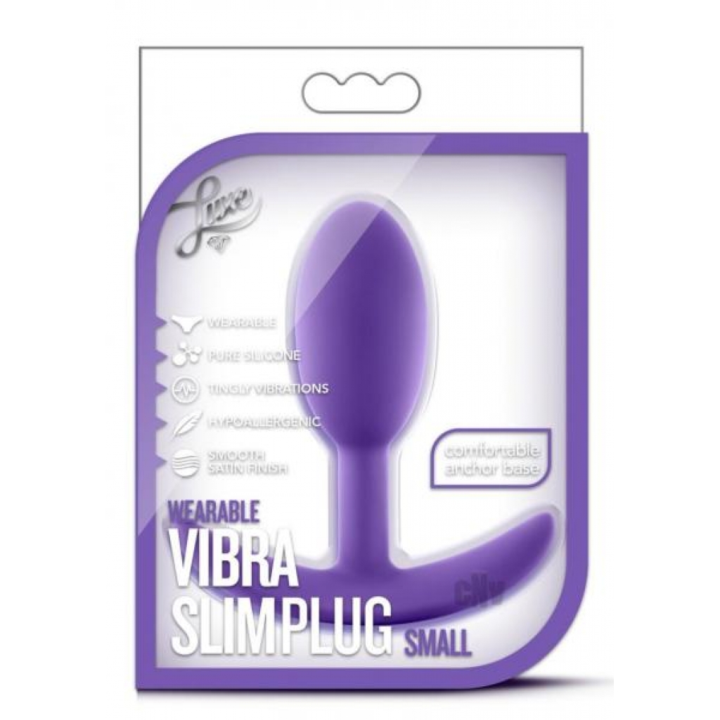 Luxe Wearable Vibrating Slim Plug – Small