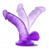 Naturally Yours 4 Inches Mini Cock - Purple Dildo