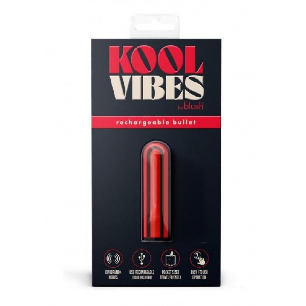 Kool Vibes Cherry Red Mini Bullet Vibrator