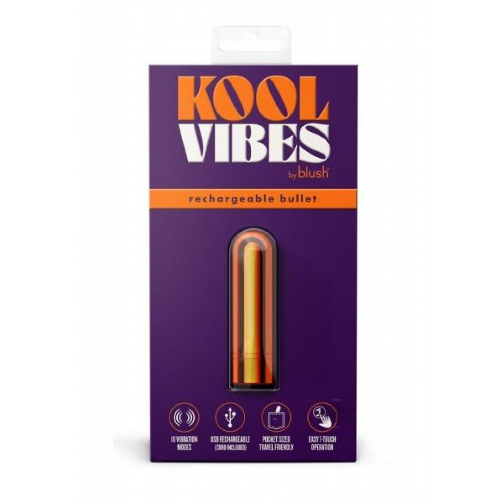 Kool Vibes Tangerine Orange Compact Vibrator