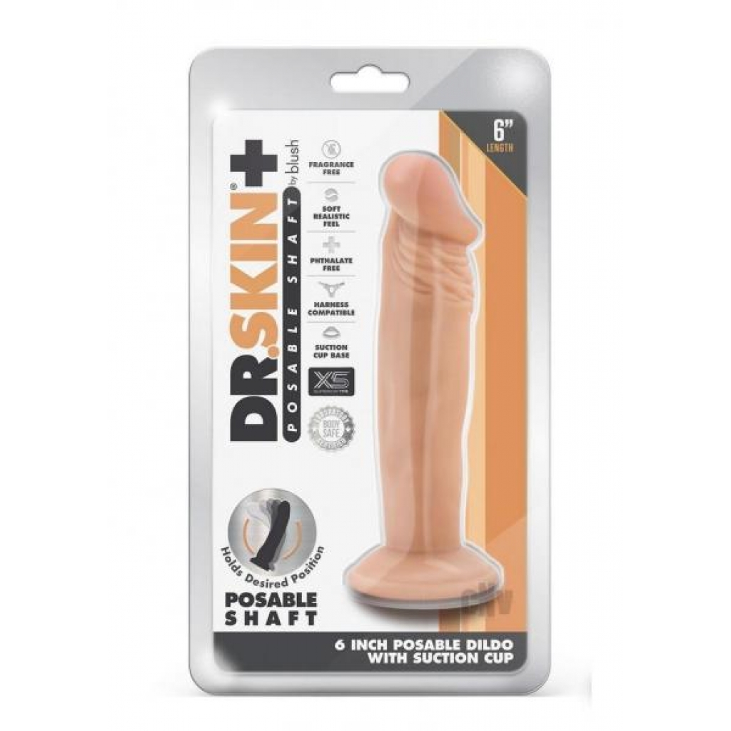 Dr Skin Plus Posable Dildo - 6