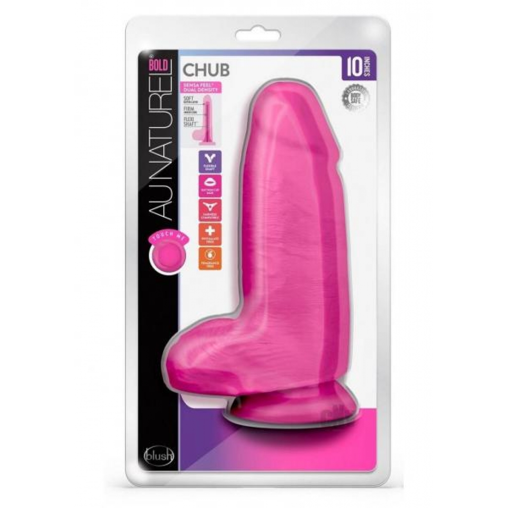 Au Naturel Bold Chub - 10 Dildo - Pink