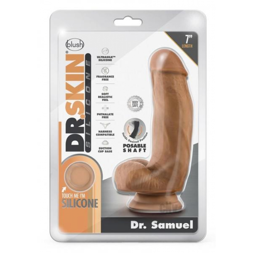 Dr Skin Silic Dr Samuel - 7 Dildo Mocha