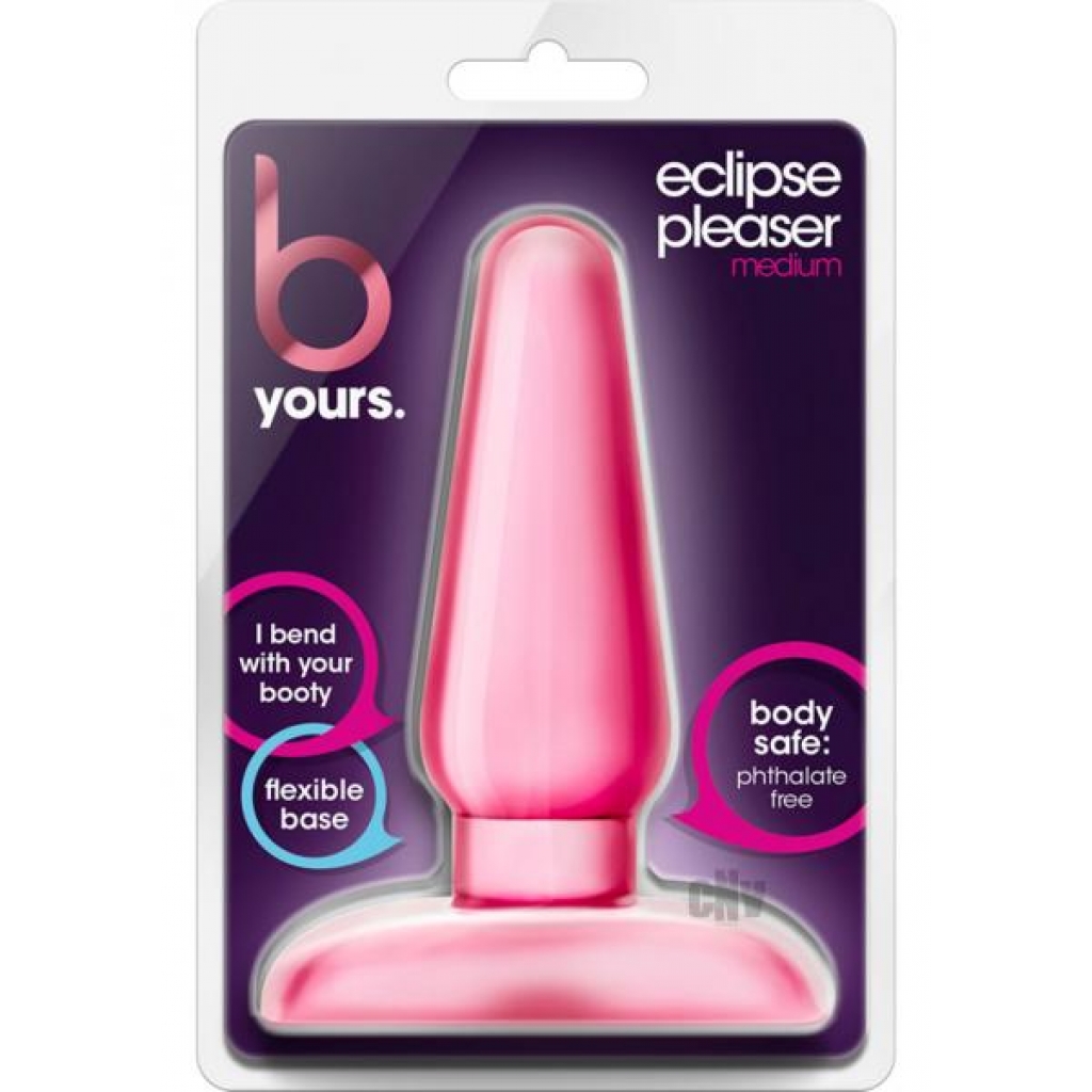 B Yours Eclipse Pleaser Medium Pink Butt Plug