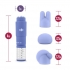 Revitalize Massage Kit with 3 Silicone Attachments - Purple