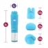 Revitalize Massage Kit with 3 Silicone Attachments in Blue