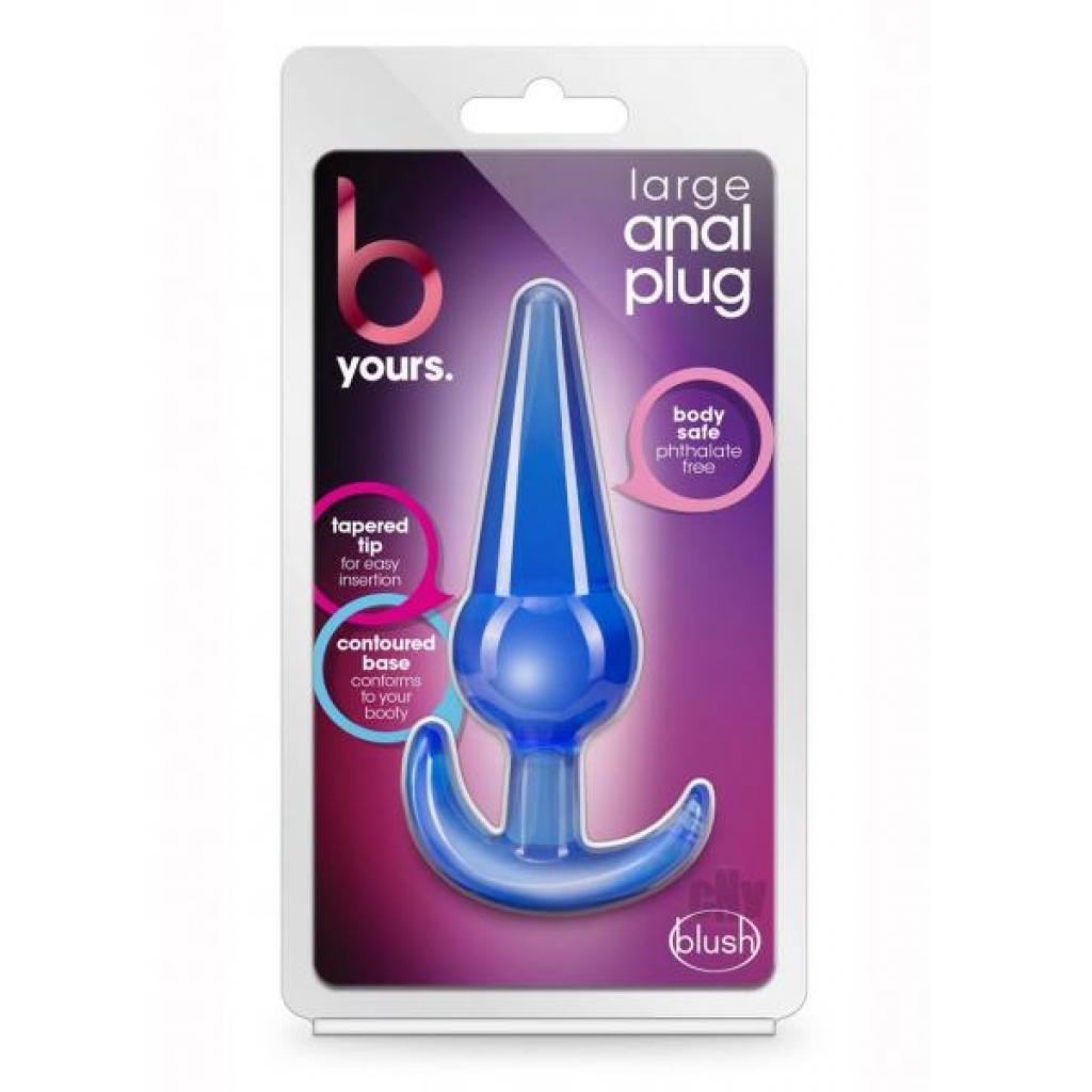 B Yours Large Anal Plug - Blue