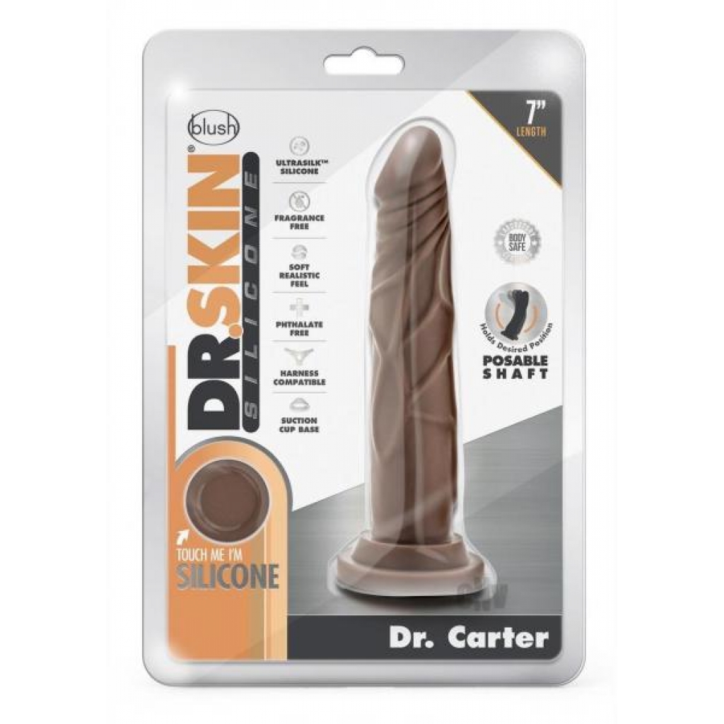 Dr Skin Silicone Dr. Carter - 7 inch - Chocolate