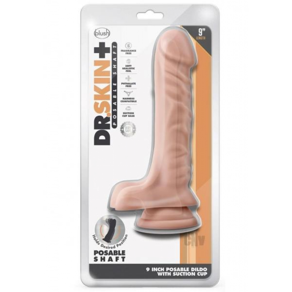 Dr. Skin Plus Pose Dildo in Vanilla Nude