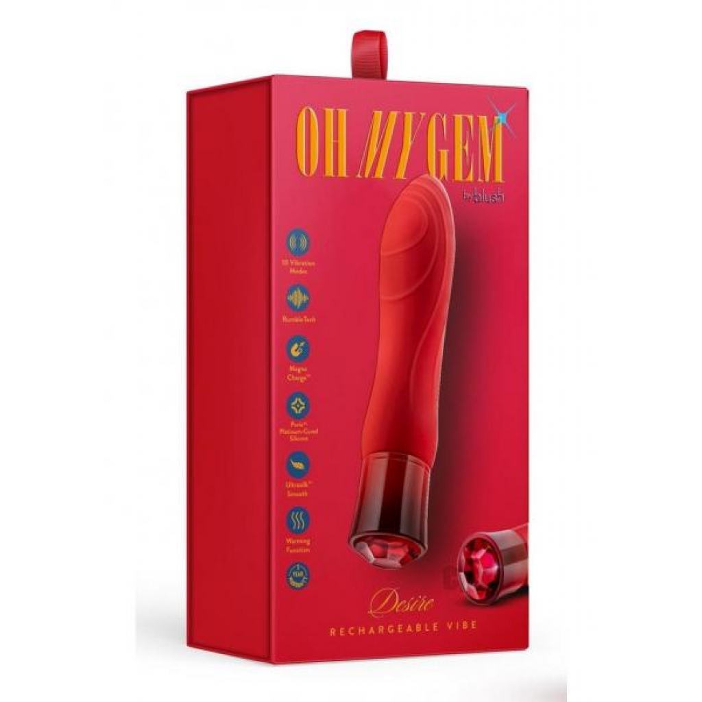 Oh My Gem Desire Ruby Red - Sensual Pleasure