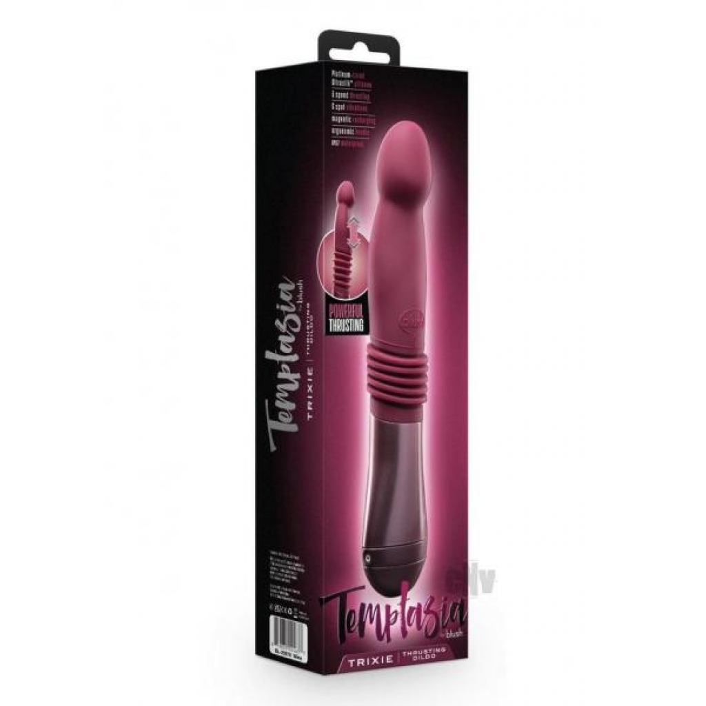 Temptasia Trixie Wine Red - Ergonomic and Powerful Pleasure Tool