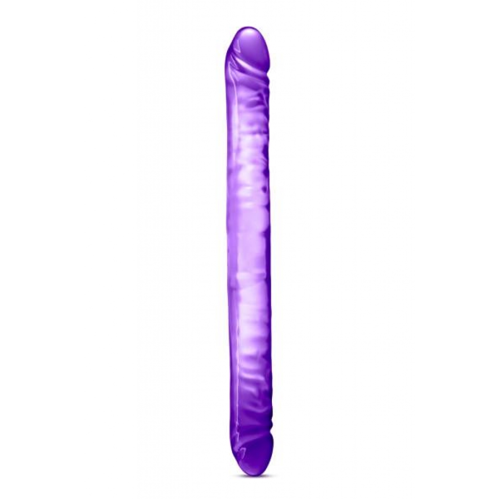 B Yours 18-Inch Double Dildo - Purple