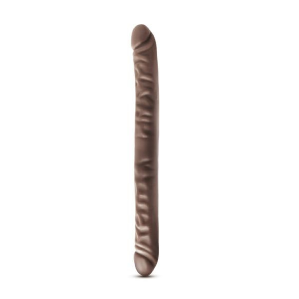 Dr. Skin 18-inch Realistic Double Dildo - Brown