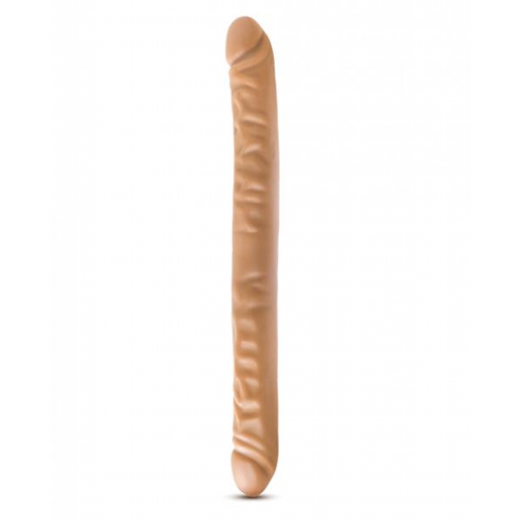 Dr Skin - 18 inches Double Dildo - Mocha Tan