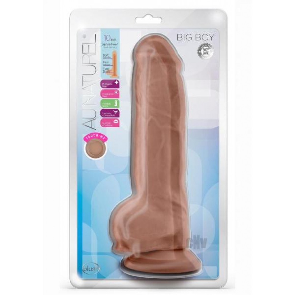 Au Naturel Big Boy: Mocha Dildo