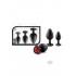 Bling Plugs Training Kit - Black with Red Gems