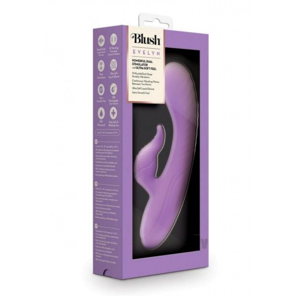 Blush Coll Evelyn - Powerful Rabbit Vibrator - Purple