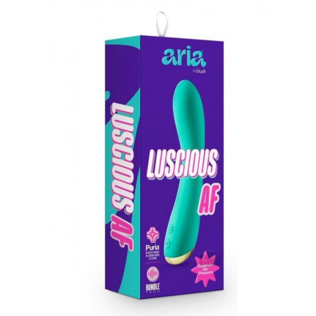 Aria Luscious AF Teal - 7 Function Vibrator