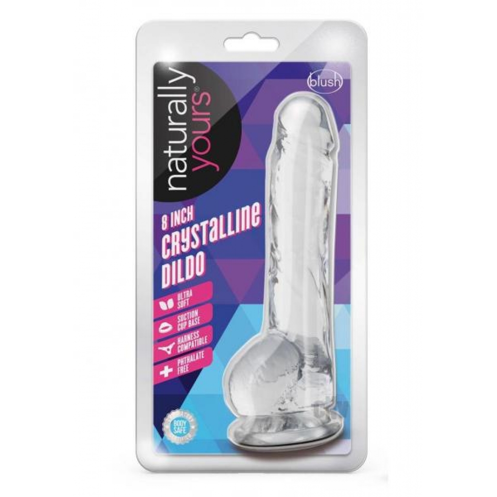 Naturally Yours Crystalline 8-Inch Diamond Dildo