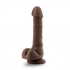 Dr. Skin Basic - 7 inches Chocolate Brown Dildo