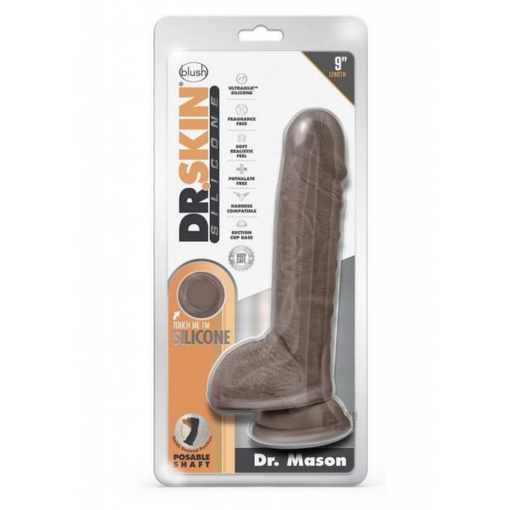 Dr Skin Plus 6in Poseable Dildo - Vanilla