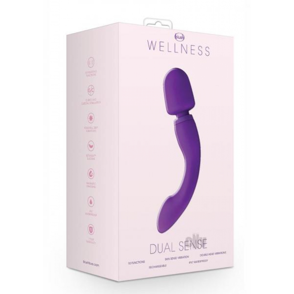 Wellness Dual Sense - Purple Vibrating Massager