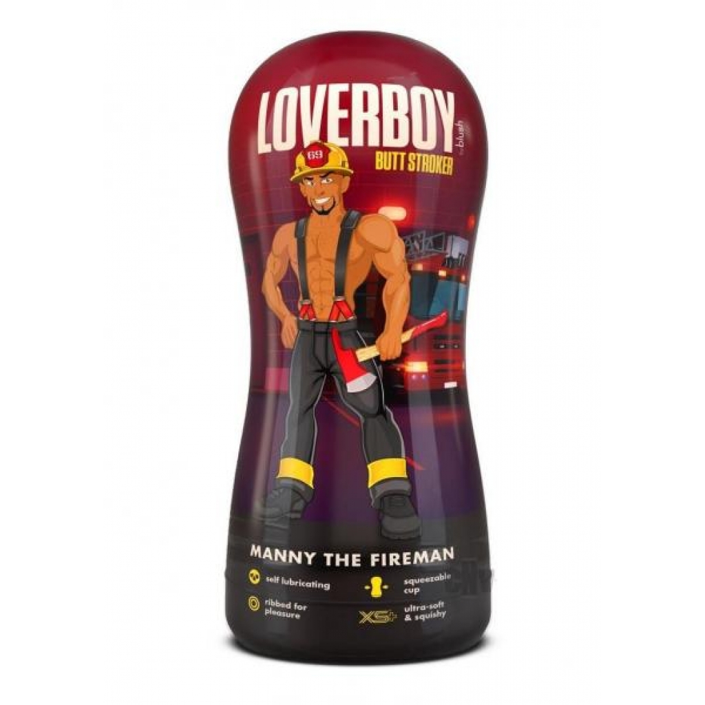 Loverboy Manny Fireman Lube Stroker - Tan