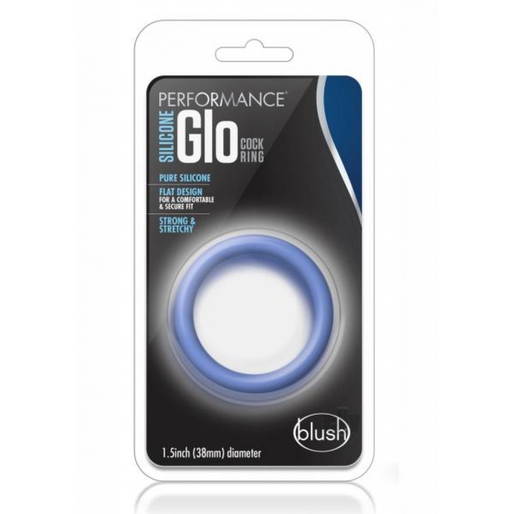 Performance Glo Pro Cock Ring - Blue Glow