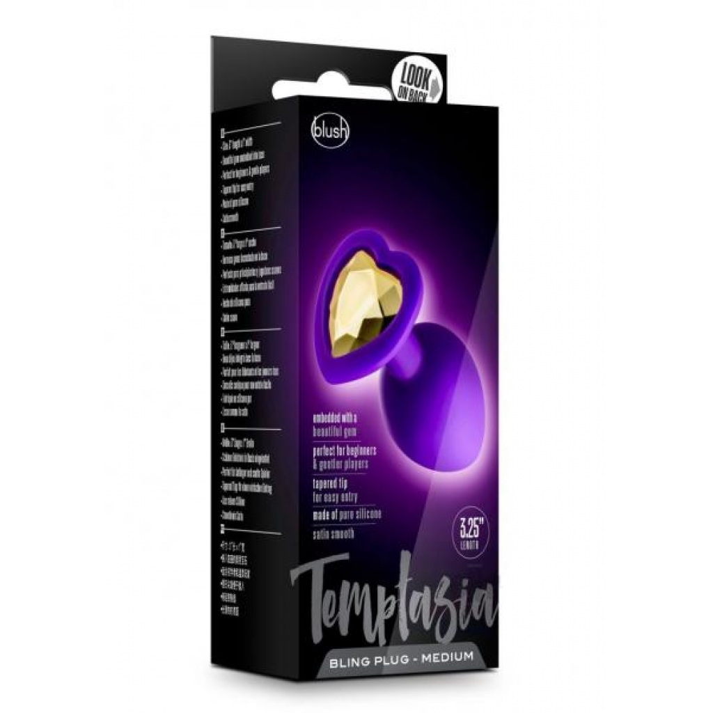 Temptasia Bling Plug Medium Purple