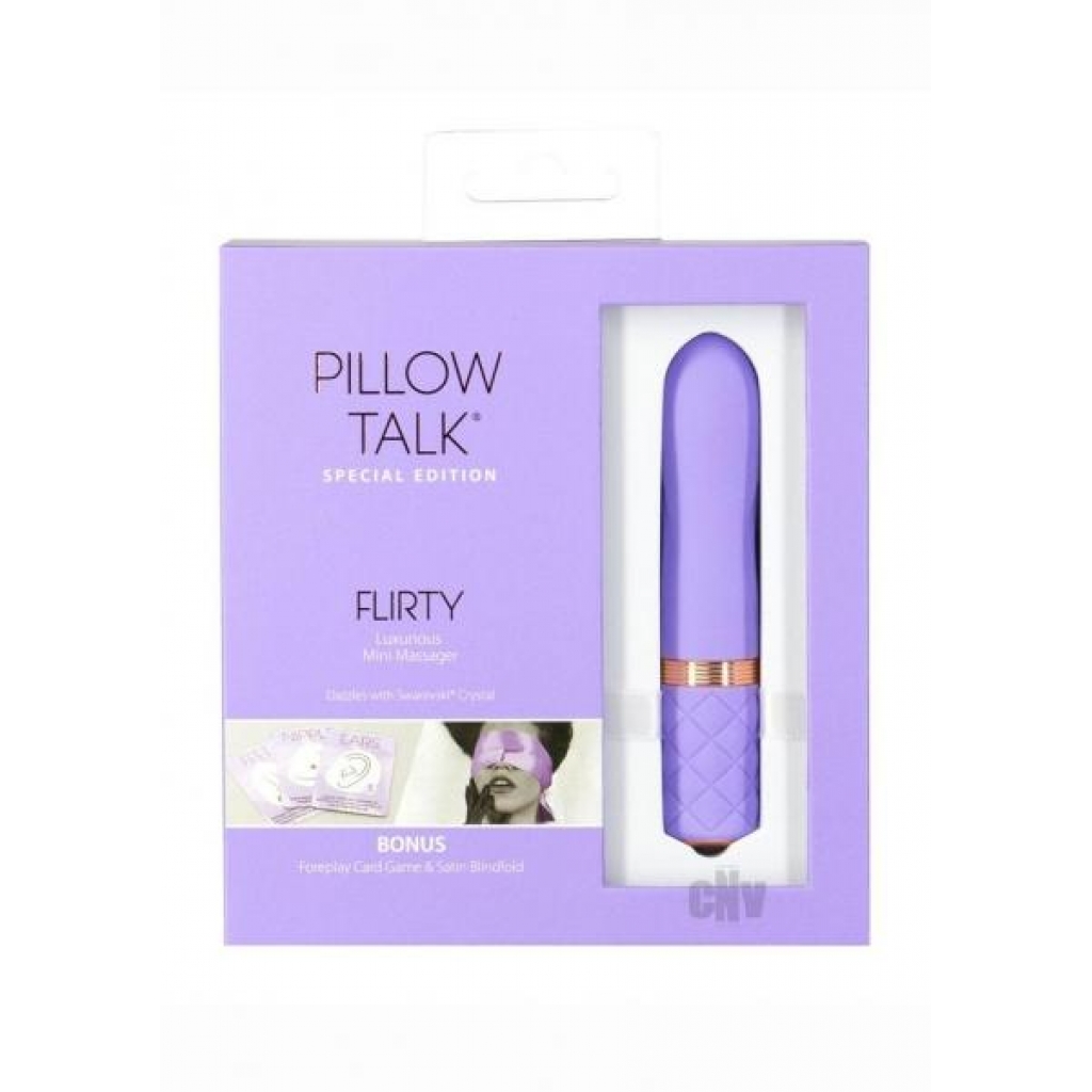 Pillow Talk Special Ed Flirty Bullet - Purple