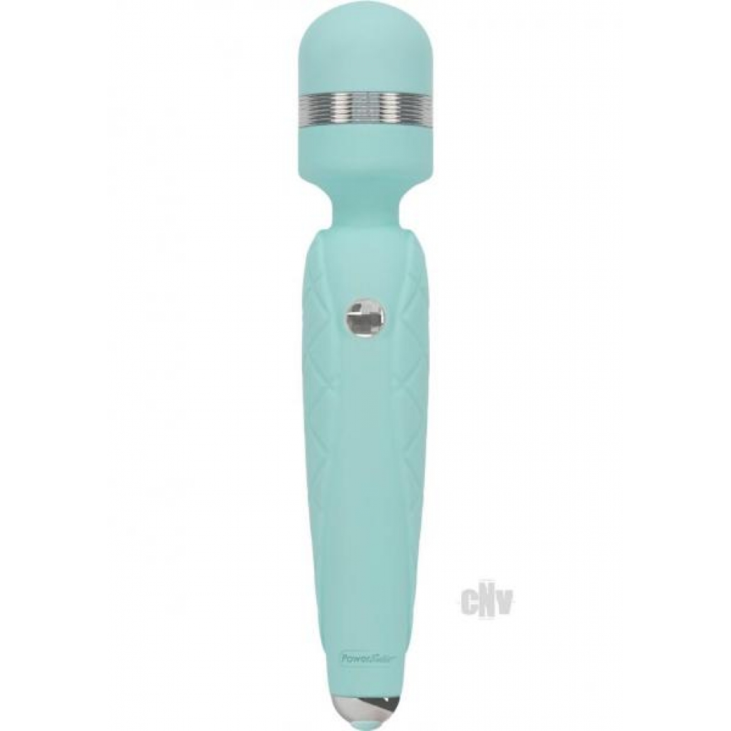 Pillow Talk Cheeky Massager Wand - Teal Green