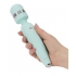 Pillow Talk Cheeky Massager Wand - Teal Green