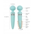 Pillow Talk Sultry Massager Wand - Teal Green