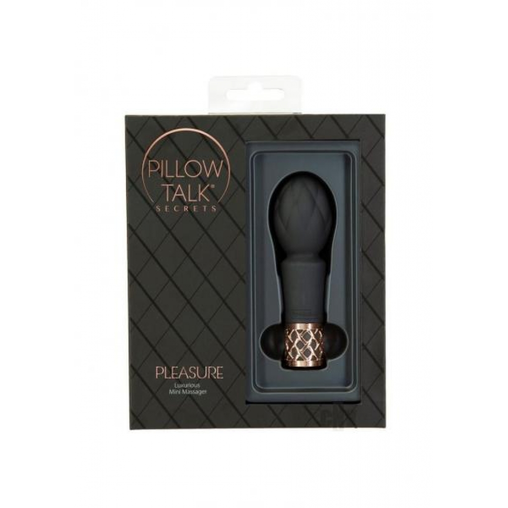 Pillow Talk Secrets Pleasure Wand - Black