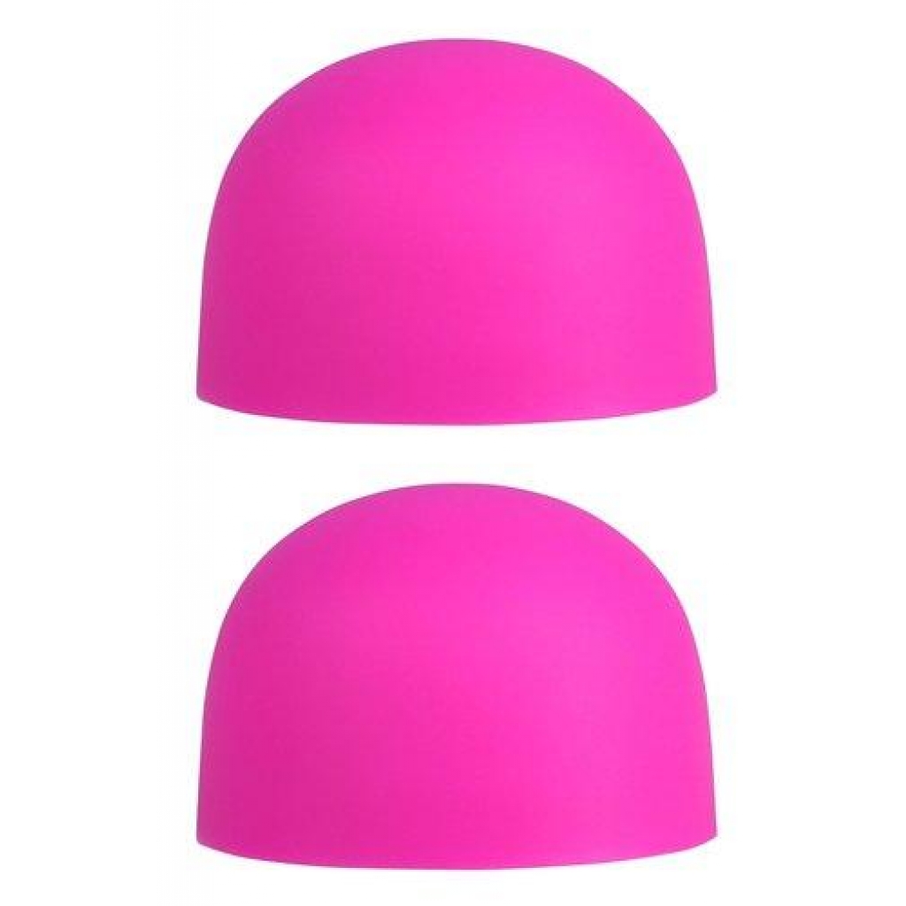 Palm Caps - 2 Silicone Heads Attachments - Pink