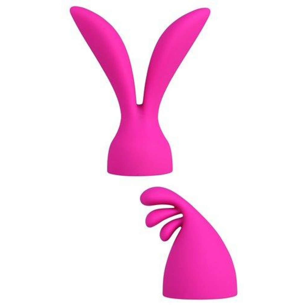 Palm Pleasure Silicone Heads - 2 Pack Pink