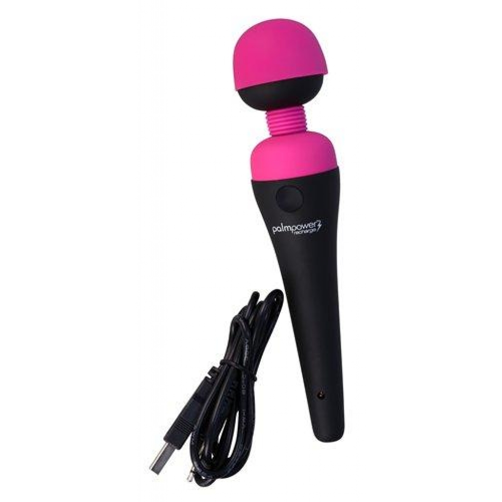 Palm Power Rechargeable Massager - Sleek Pink Design