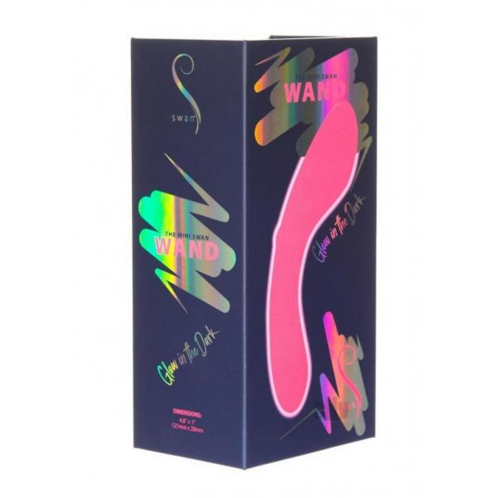 Mini Swan Wand Glow in the Dark - Pink