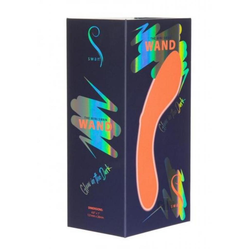 Mini Swan Wand Glow in the Dark - Orange