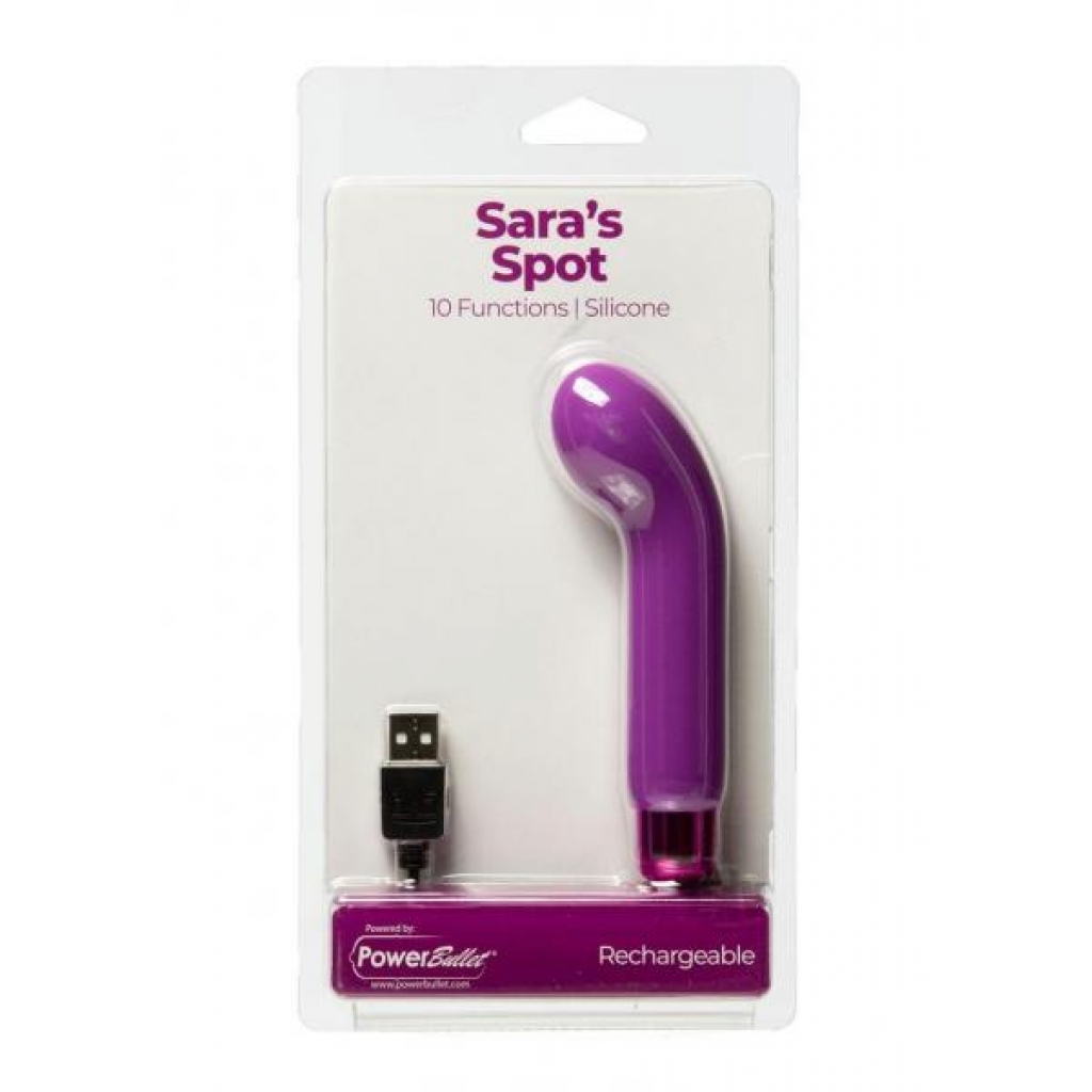 Powerbullet Saras Spot Purple G-Spot Vibrator