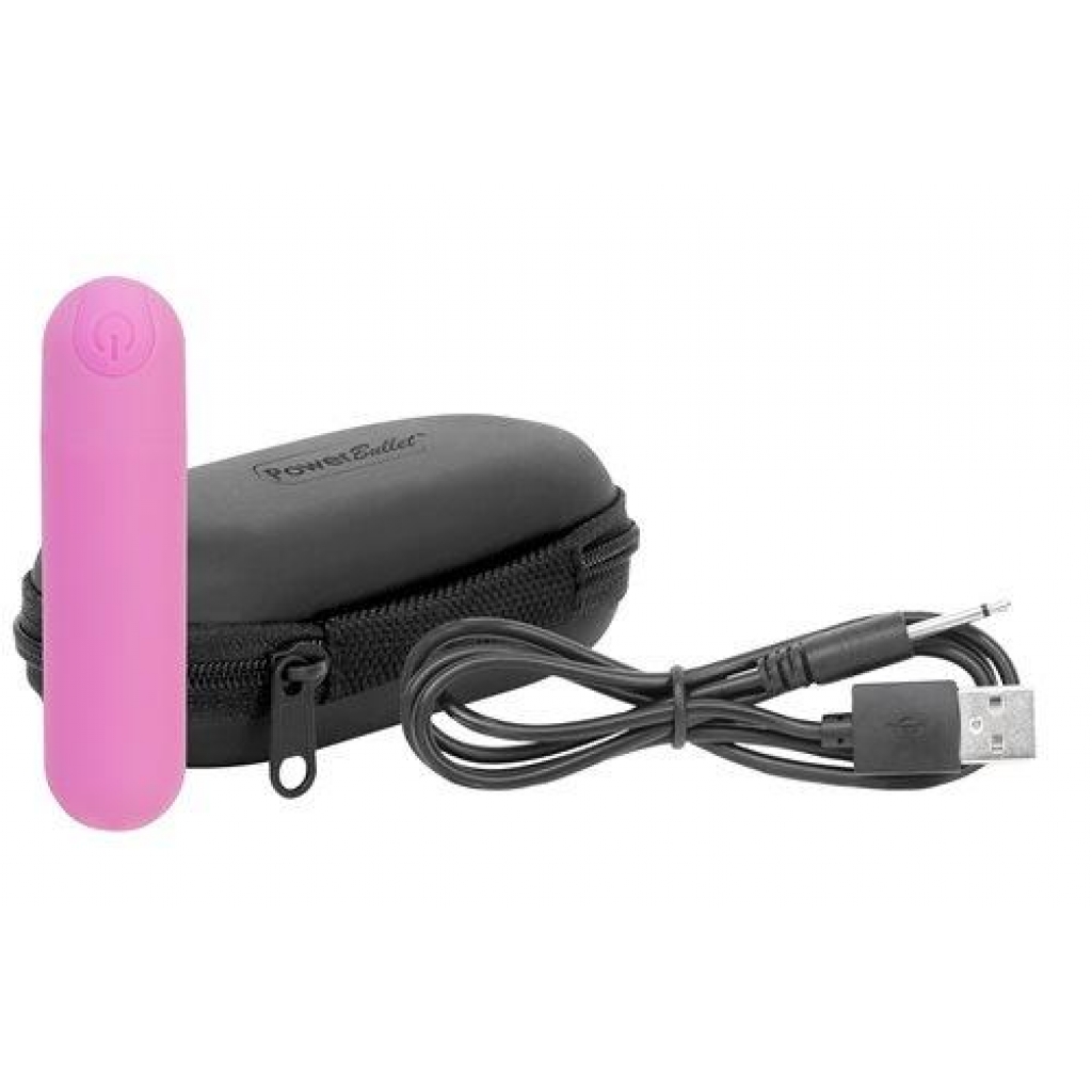 Essential Power Bullet Vibrator - 3 Inches - Pink