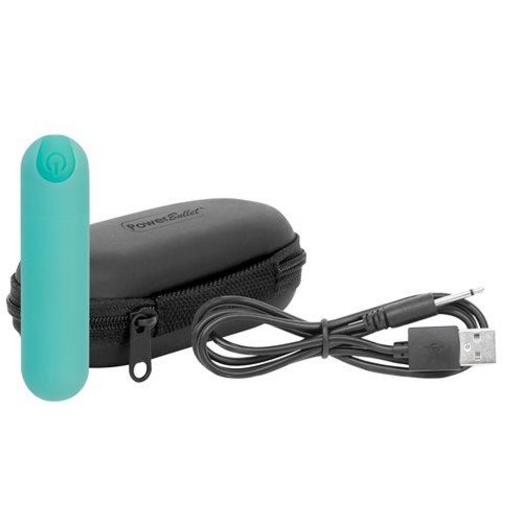 Essential Power Bullet Vibrator - Teal Green