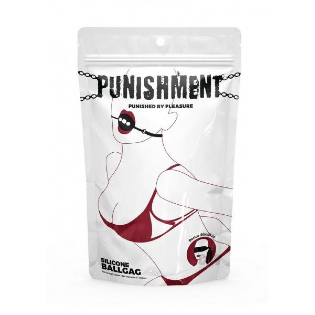 Punishment Silicone Ball Gag - Embrace Kinky Fun!