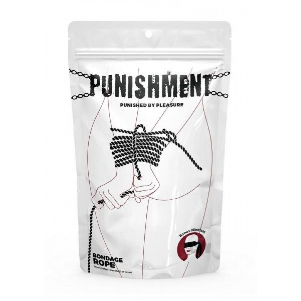 Punishment Bondage Rope - Black