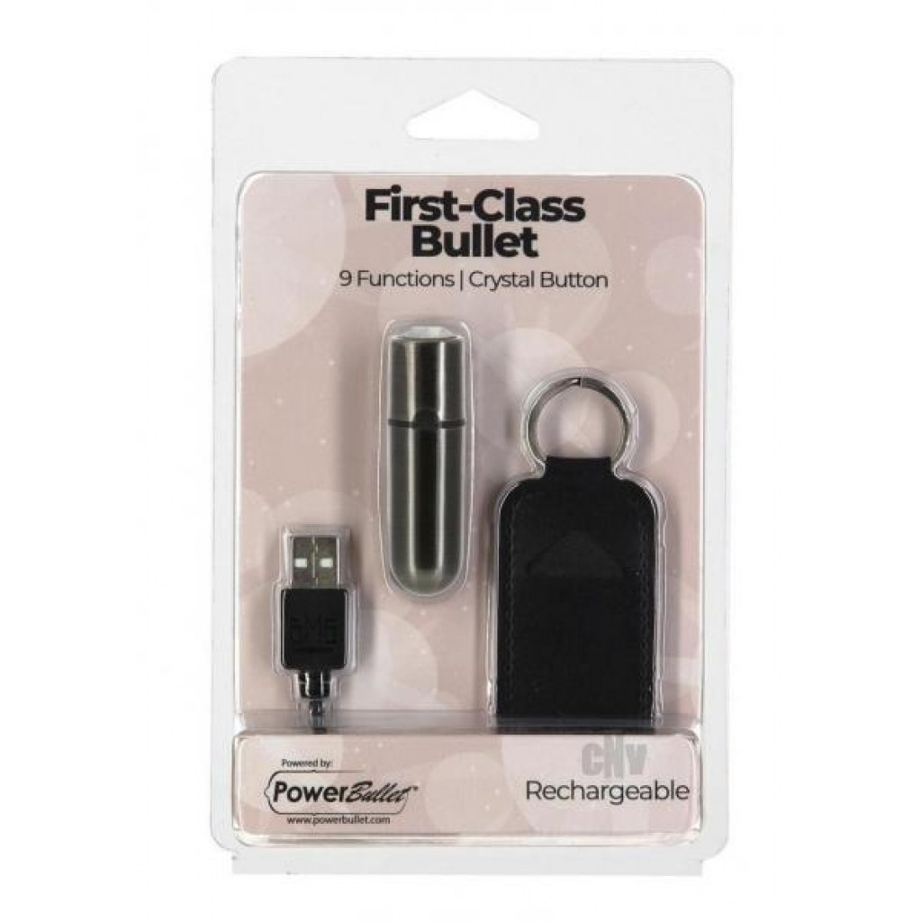 Powerbullet First Class Mini Bullet Vibrator - Silver