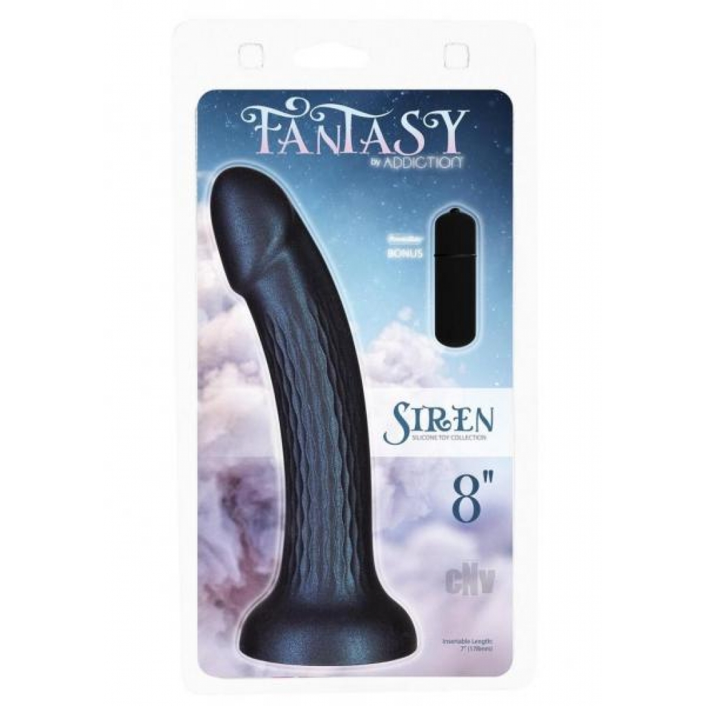 Addiction Fantasy Siren Coll Dildo - 8 inches Black