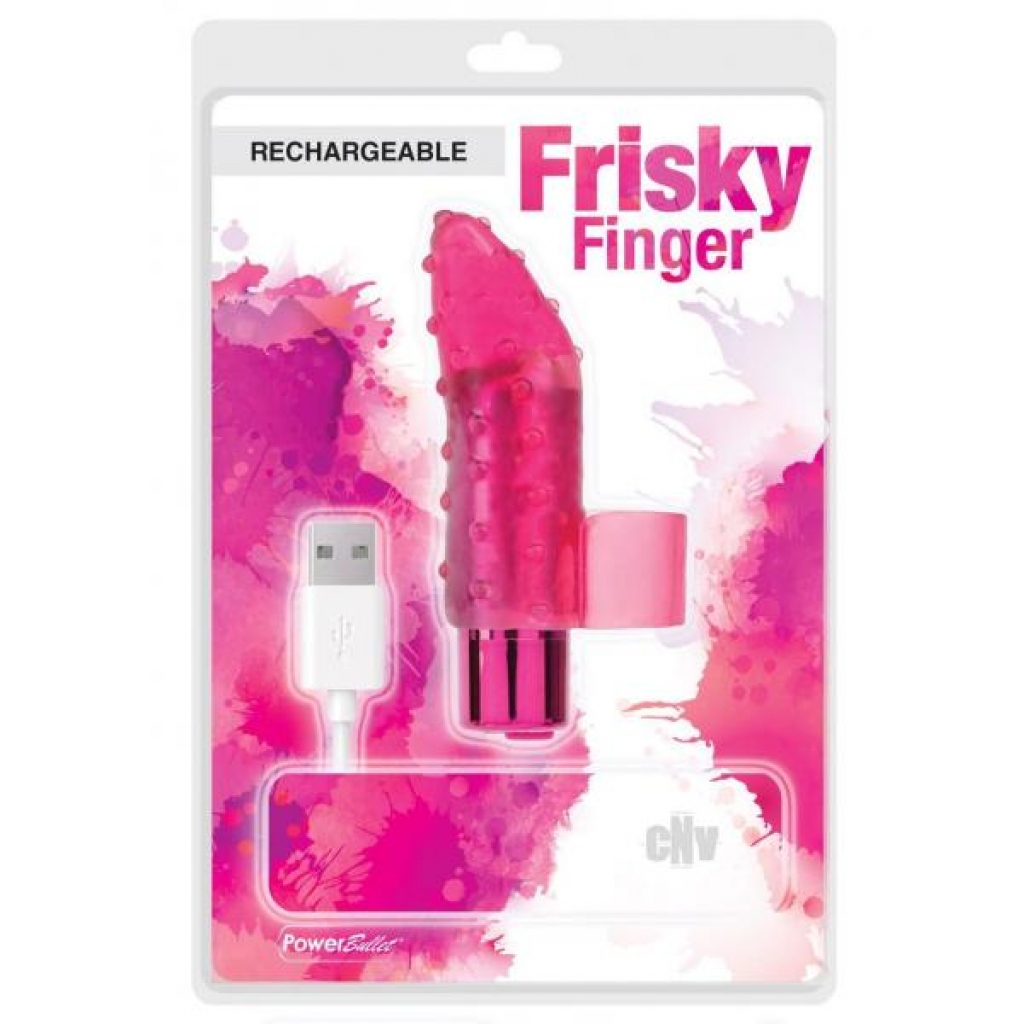 Powerbullet Recharge Frisky Finger in Pink