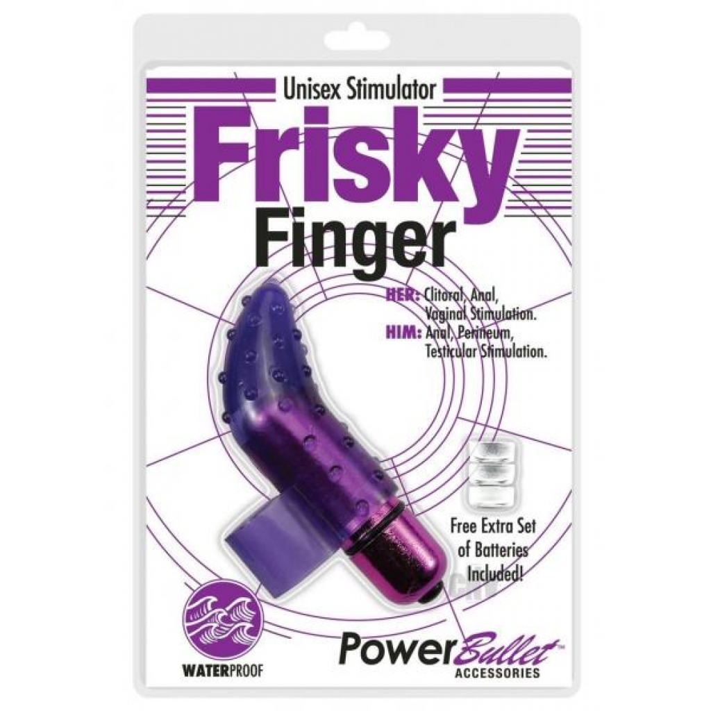 Powerbullet Frisky Finger Vibe - Purple